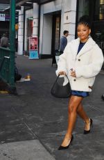HALLE BAILEY Stops by Walgreens After Coach Fashion Show in New York City 02/10/2025