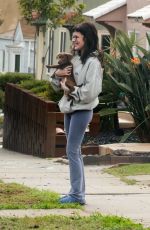 HALSEY Outside Her Home in Los Angeles 02/08/2025