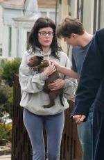 HALSEY Outside Her Home in Los Angeles 02/08/2025
