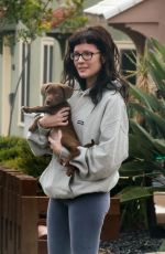 HALSEY Outside Her Home in Los Angeles 02/08/2025