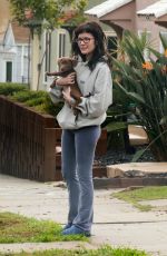 HALSEY Outside Her Home in Los Angeles 02/08/2025