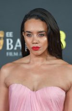 HANNAH JOHN-KAMEN at EE BAFTA Film Awards 2025 in London 02/16/2025
