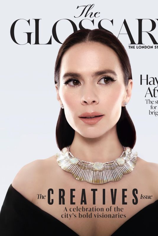 HAYLEY ATWELL on the Cover of The Glossary Magazine - The Creatives Issue 2025