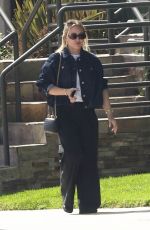 HILARY DUFF Visiting a Friend