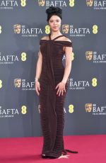 INDIA AMARTEIFIO at EE BAFTA Film Awards 2025 in London 02/16/2025