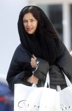 IRINA SHAYK Out Shopping for Groceries in New York 02/18/2025
