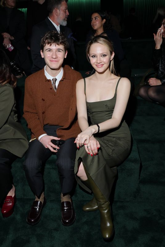 IRIS APATOW at Gucci Fashion Show at Milan Fashion Week 02/25/2025