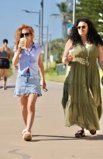 ISLA FISHER and MICHELLE BUTEAU Out for Coffee on Gold Coast 02/27/2025