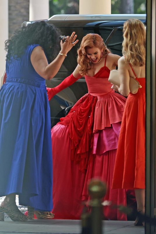 ISLA FISHER on the Set of Spa Weekend on Gold Coast 02/25/2025