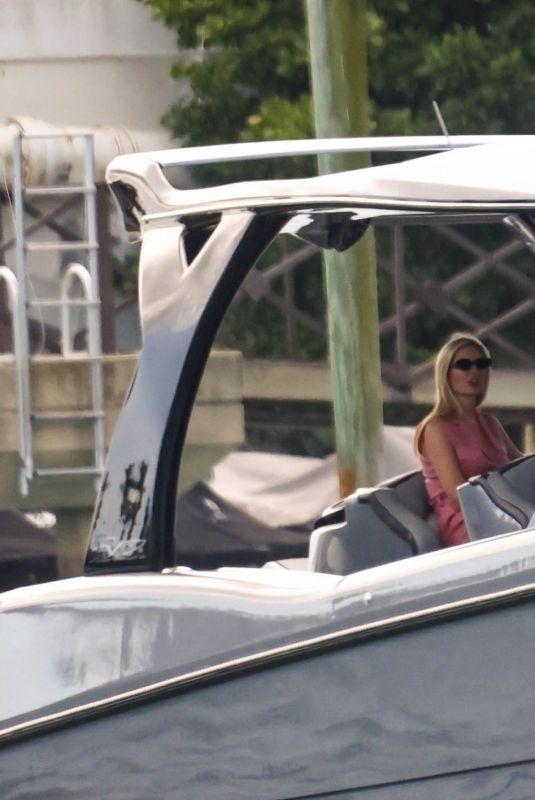 IVANKA TRUMP Enjoys a Boat Ride with Friends at Miami Bay 02/20/2025