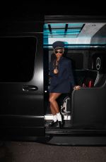 JANELLE MONAE Arrives at Living Room Club in Los Angeles 02/02/2025