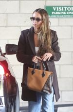 JESSICA ALBA Out and About in Santa Monica 02/18/2025