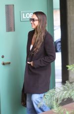 JESSICA ALBA Out and About in Santa Monica 02/18/2025
