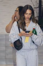 JESSICA ALBA Out Running Errands in Beverly Hills 02/26/2025