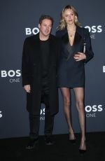 JESSICA CLARKE at BOSS One x David Beckham Fashion Launch Event in London 01/30/2025