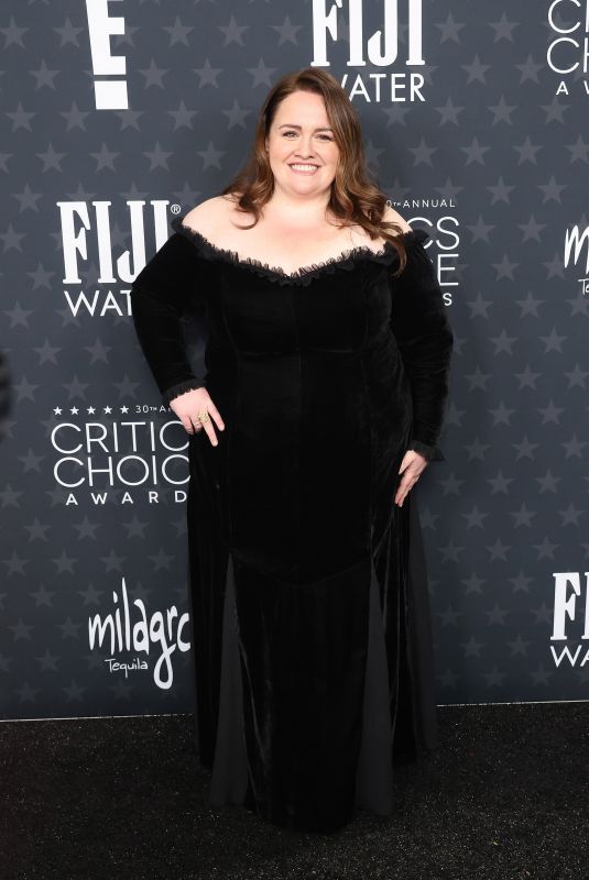 JESSICA GUNNING at 30th Annual Critics Choice Awards in Santa Monica 02/07/2025