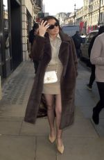 JESSICA WRIGHT Leaves Intertalent Post BAFTA Breakfast 02/18/2025