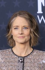 JODIE FOSTER at 30th Annual Critics Choice Awards in Santa Monica 02/07/2025