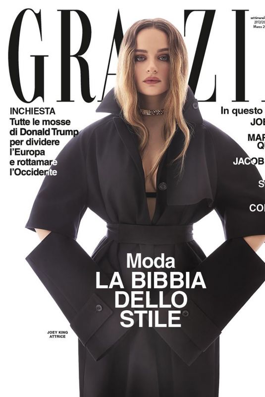 JOEY KING on the Cover of Grazia Italy, March 2025