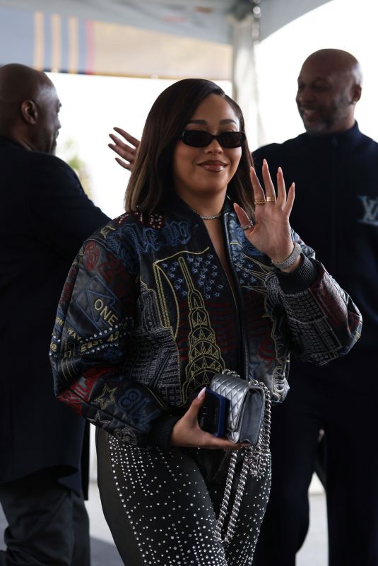 JORDYN WOODS Arrives at 2025 NBA All-Star Game in Los Angeles 02/16/2025