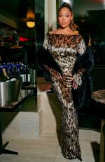JORDYN WOODS at Black in Fashion Council Seasonal NYFW Dinner in New York City 02/04/2025