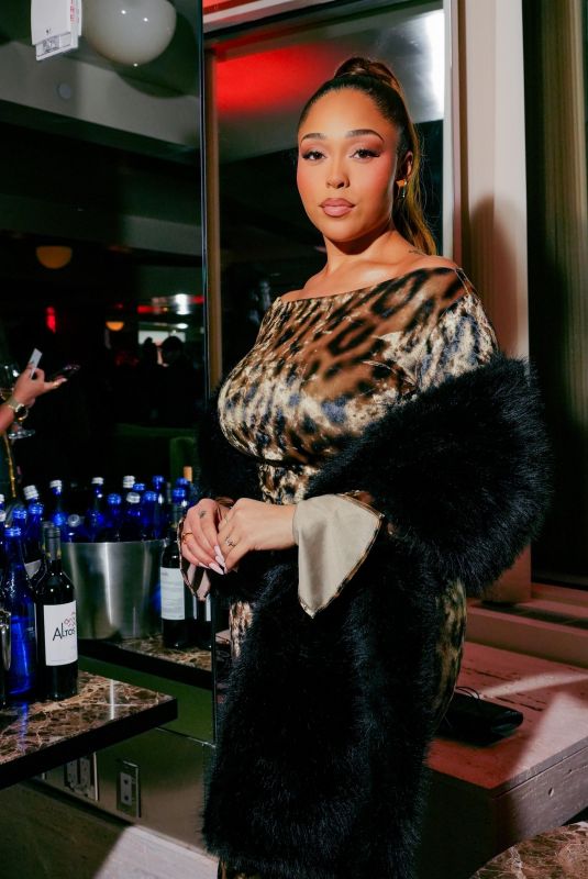 JORDYN WOODS at Black in Fashion Council Seasonal NYFW Dinner in New York City 02/04/2025