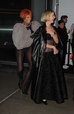 JULIANNE HOUGH and LAVERNE COX Leaves Christian Siriano Fall/Winter 2025 Fashion Show in New York 02/06/2025