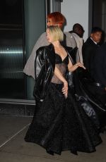 JULIANNE HOUGH and LAVERNE COX Leaves Christian Siriano Fall/Winter 2025 Fashion Show in New York 02/06/2025
