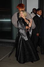 JULIANNE HOUGH and LAVERNE COX Leaves Christian Siriano Fall/Winter 2025 Fashion Show in New York 02/06/2025