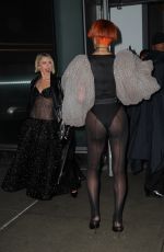 JULIANNE HOUGH and LAVERNE COX Leaves Christian Siriano Fall/Winter 2025 Fashion Show in New York 02/06/2025