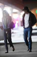 KAIA GERBER and Lewis Pullman Out on His Birthday in Los Angeles 01/29/2025