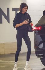 KAIA GERBER Heading to Pilates Session in Los Angeles 02/20/2025
