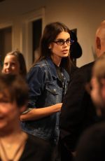 KAIA GERBER Outside Matrix Theatre on a Play Performance Day in Los Angeles 02/21/2025