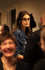 KAIA GERBER Outside Matrix Theatre on a Play Performance Day in Los Angeles 02/21/2025
