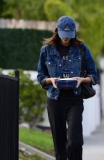KAIA GERBER Outside Matrix Theatre on a Play Performance Day in Los Angeles 02/21/2025