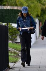 KAIA GERBER Outside Matrix Theatre on a Play Performance Day in Los Angeles 02/21/2025