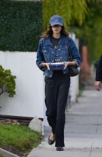 KAIA GERBER Outside Matrix Theatre on a Play Performance Day in Los Angeles 02/21/2025