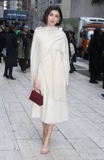 KATE BARTLETT Arrives at Carolina Herrera Fashion Show in New York 02/10/2025