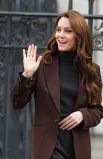 KATE MIDDLETON Visits National Portrait Gallery in London 02/04/2025