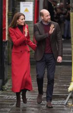 KATE MIDDLETON Visits Pontypridd in Wales 02/26/2025