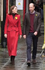 KATE MIDDLETON Visits Pontypridd in Wales 02/26/2025