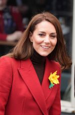 KATE MIDDLETON Visits Pontypridd in Wales 02/26/2025