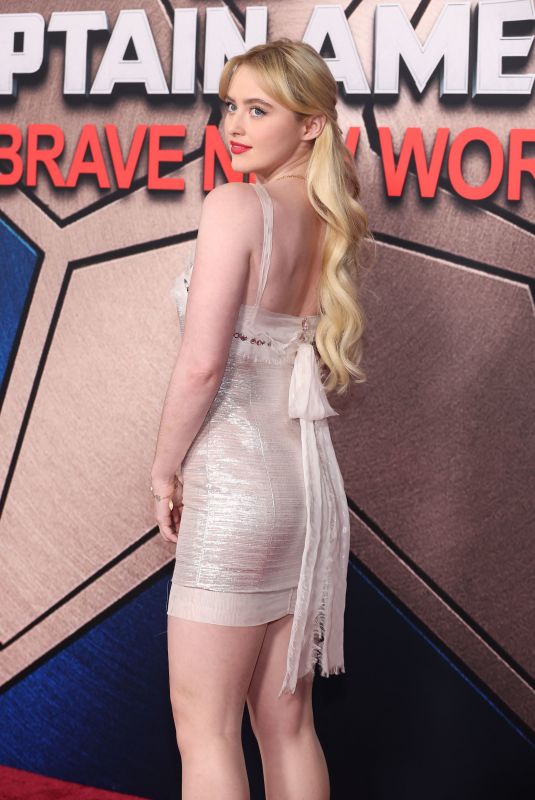 KATHRYN NEWTON at Captain America: Brave New World Premiere at TCL Chinese Theatre in Hollywood 02/11/2025