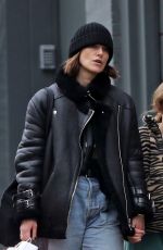KEIRA KNIGHTLEY Out and About in London 02/03/2025