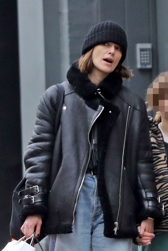 KEIRA KNIGHTLEY Out and About in London 02/03/2025