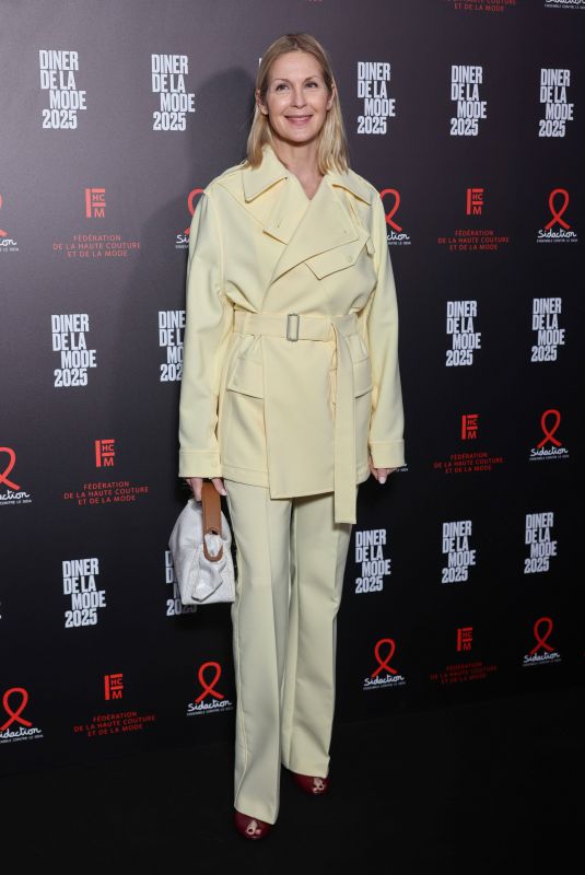 KELLY RUTHERFORD at 22nd Fashion Dinner to Benefit Sidaction in Paris 01/30/2025
