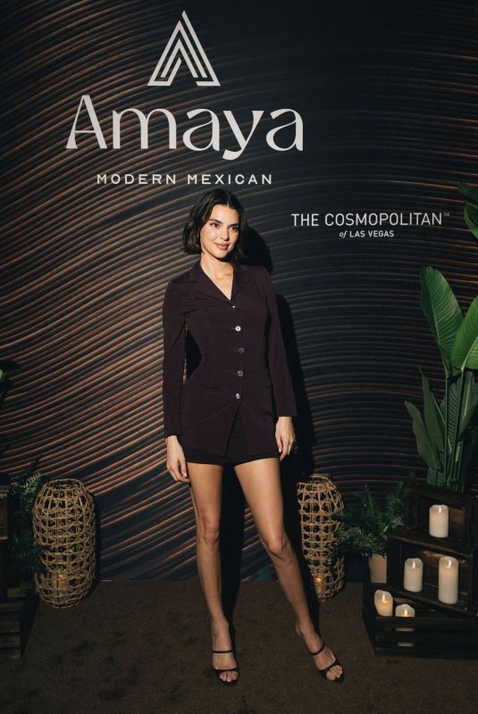 KENDALL JENNER at Amaya Modern Mexican Restaurant Opening in Las Vegas 01/31/2025