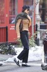KENDALL JENNER Leaves a Dinner at Saint Ambrose 02/10/2025