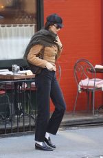 KENDALL JENNER Leaves a Dinner at Saint Ambrose 02/10/2025