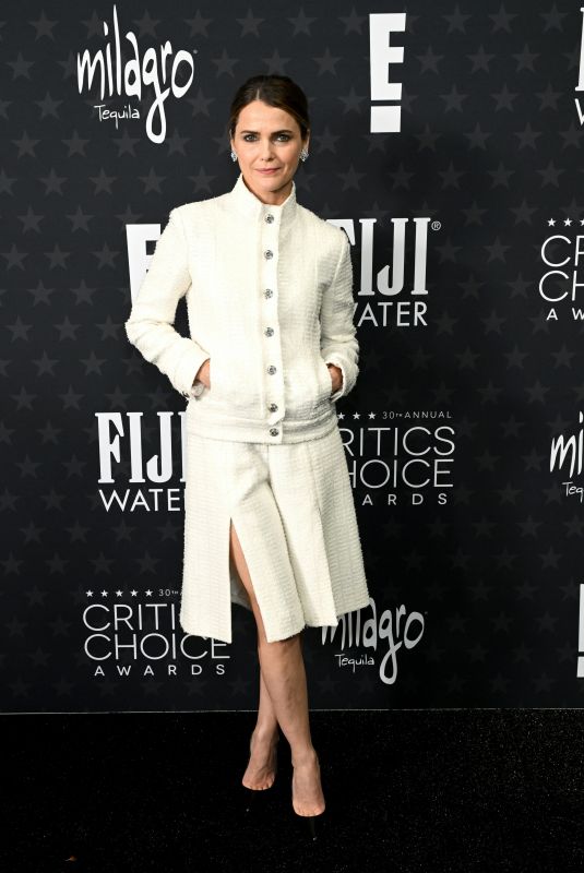 KERI RUSSELL at 30th Annual Critics Choice Awards in Santa Monica 02/07/2025